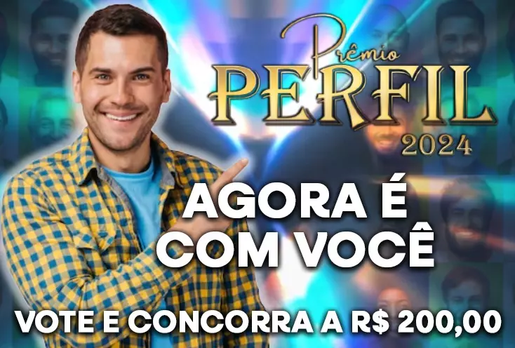 Prêmio Perfil 2024: vote e concorra a R$ 200,00